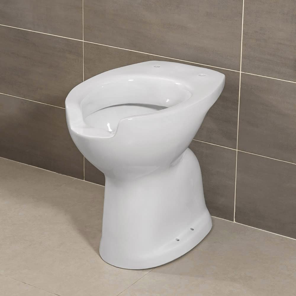 Water per disabili con apertura frontale H. 51 cm ceramica bianca lucida
