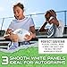 Franklin Sports NFL Seattle Seahawks Autograph Football - Official Size White Panel Souvenir Football for Autographs + Signatures - NFL Team Fan Shop Memorabilia Ball for Display