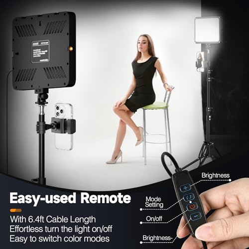 Lumières de studio EMART réglables pour optimiser vos sessions de diffusion en direct