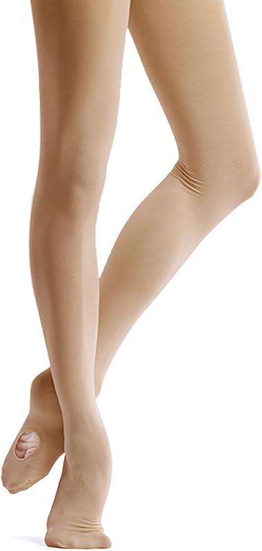 LingTing Ballet Tights for Girls Ultra Soft Pro Dance Tights Convertible Transition Tights (Toddler/Little Kid/Big Kid)