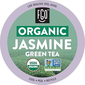 FGO Organic Jasmine Green Tea K-Cup...