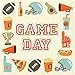 Football Party Napkins - 40 Count | 2 Packs of 20CT Lunch Napkins | Game Day Icons Design 5