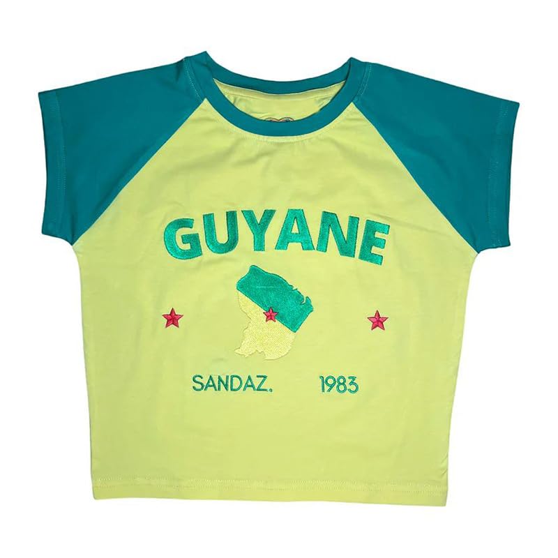 Women's baby tees round neck fashionable casual letter embroidery T-shirt exposed navel Y2K T-shirt4