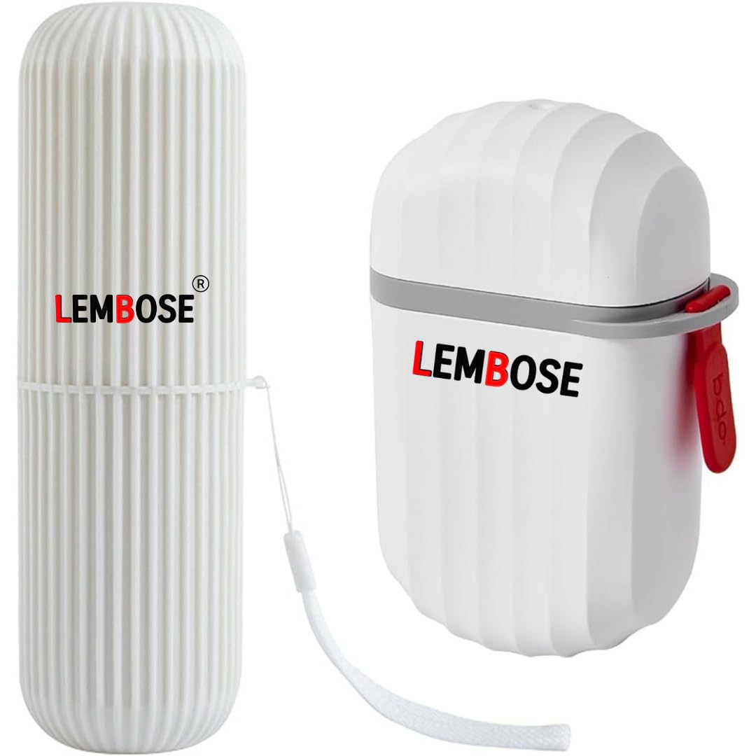 LEMBOSE Travel Soap Case and Toothbrush Case Waterproof Travel Soap Dish Shower with Convenient Handle Anti Bacterial Toothbrush Container and Soap Case for Traveling,Camping, etc. (B0D7SHWHZR) Amazon Price History, Amazon Price Tracker