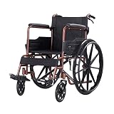 ZBYL Multifunktions Badezimmer-Rollstuhl, Faltender Tragbarer Toilettenstuhl Mit RäDern, äLterer Behinderter Reisewagen-Untauglicher Aktions-Rollstuhl-Rollstuhl
