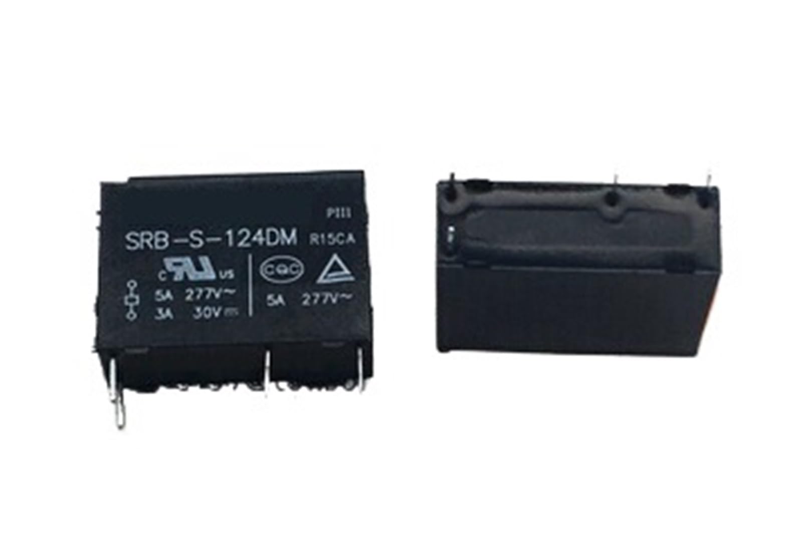 Relais SRB-S-124DM 24VDC DIP4 switch circuit imprimé 24V