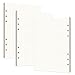 240 Feuilles A5 Recharge Papier,Papiers de Recharges A5 en Pointillés 6 Trous Vierge Feuillets Mobiles pour Agenda Filofax Bullet Journals Diary (8,26 x 5,59 pouces)