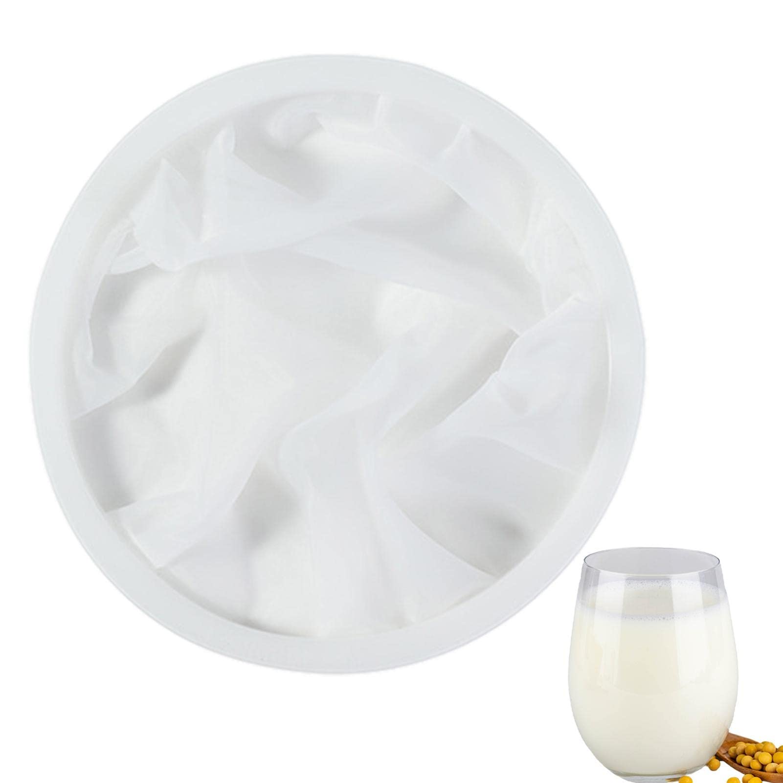 Set 6 Filtri In Nylon Per Alimenti | Maglie 80/100/120/200/300/400 Mesh | Per Latte, Succhi, Caffè, Vino - Con Manico, Facili Da Pulire - Foto 4