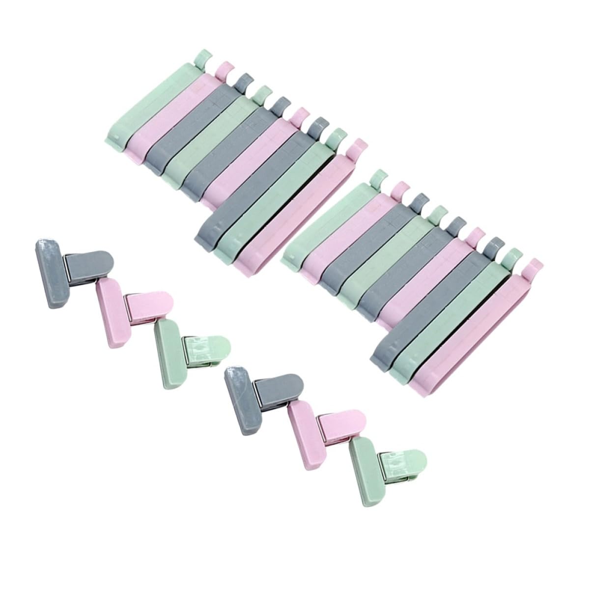 PRETYZOOM Food Sealing Clip Set 36 Pack Snack Bag Clips Reusable Sealing Clamps for Food Storage