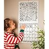 Amazon.com: HIMACHE 2025 Coloring Kids Wall Calendar with Unique ...