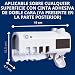 Imagen de S.I.C Porta Cepillo De Dientes con FuncióN De Esterilizador De Rayos Ultravioleta Toothpaste Squeezer Luz Led Montado En La Pared AutomáTico Dispensador De Pasta De Dientes