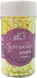 1 Bottle Candy Cake Cupcake Toppers Cookie Decorations Sweet Personalities Edible Candy For Christmas Cake Cupcakes Decoration(Star 1)