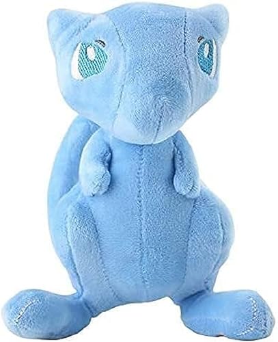 Dxuioz Muñeco de peluche de Mew brillante de 7 pulgadas, figura de animales de peluche, colección de anime suave
