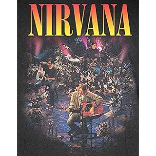 Nirvana Unplugged Photo T-shirt noir XL - Les Beatles, Paul McCartney, John Lennon, RIngo Starr, George Harrison Nirvana Unplugged Photo T-shirt noir XL – Image 3