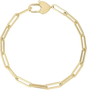 Heart-Shaped Padlock Bracelet by Winter 2025 Fashion