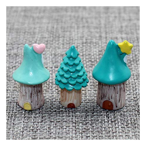 LEV Figurines & Miniatures - Christmas Snowman Miniature Figurine Home Decoration Fairy Garden Cartoon Animals Statue Bonsai Ornaments Resin Craft Gift Toy - by 1 PCs