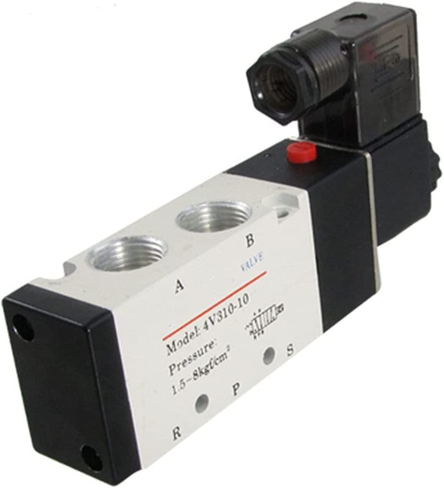 Válvula solenoide de aire AC220V 1/2PT de 2 posiciones y 5 vías para control neumático eficiente