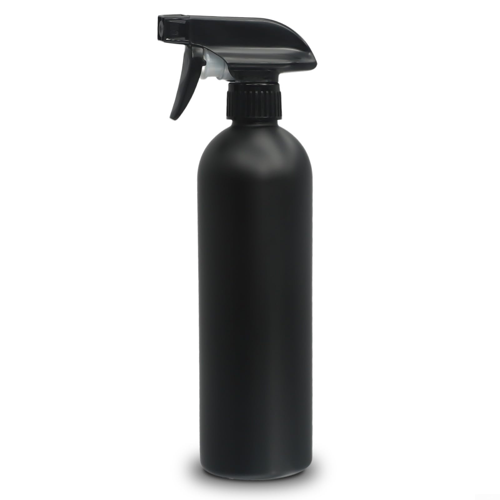 Drhomeam 500ML Black Plastic Cleaning Spray Bottle Refillable Empty Spray Bottles for Hair Care,Essential Oils,Plants,Kitchen Cleaning