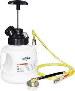 FIRSTINFO 3 Liter Manual Brake Fluid Pressure Bleeder with Standard European Ada - Compare price