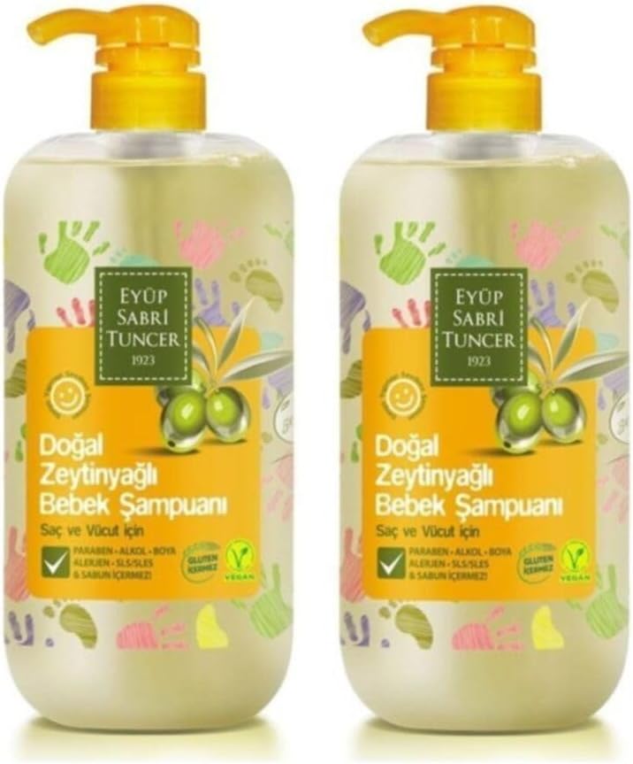 Eyüp Sabri Tuncer Doğal Bebek Şampuanı 600 ml x 2 Adet