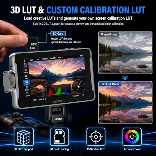VILTROX DC550 Pro II 5.5" 4K@60 HDMI2.0 Field Monitor Touch Screen(2026) - image 7