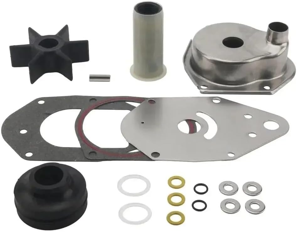 Engine Water Pump 46-812966A11 Water Pump Impeller Kit With Housing For Mercury 4-stroke 30HP 40HP 50HP 60 HP For Outboard 812966A12 46-812966A12