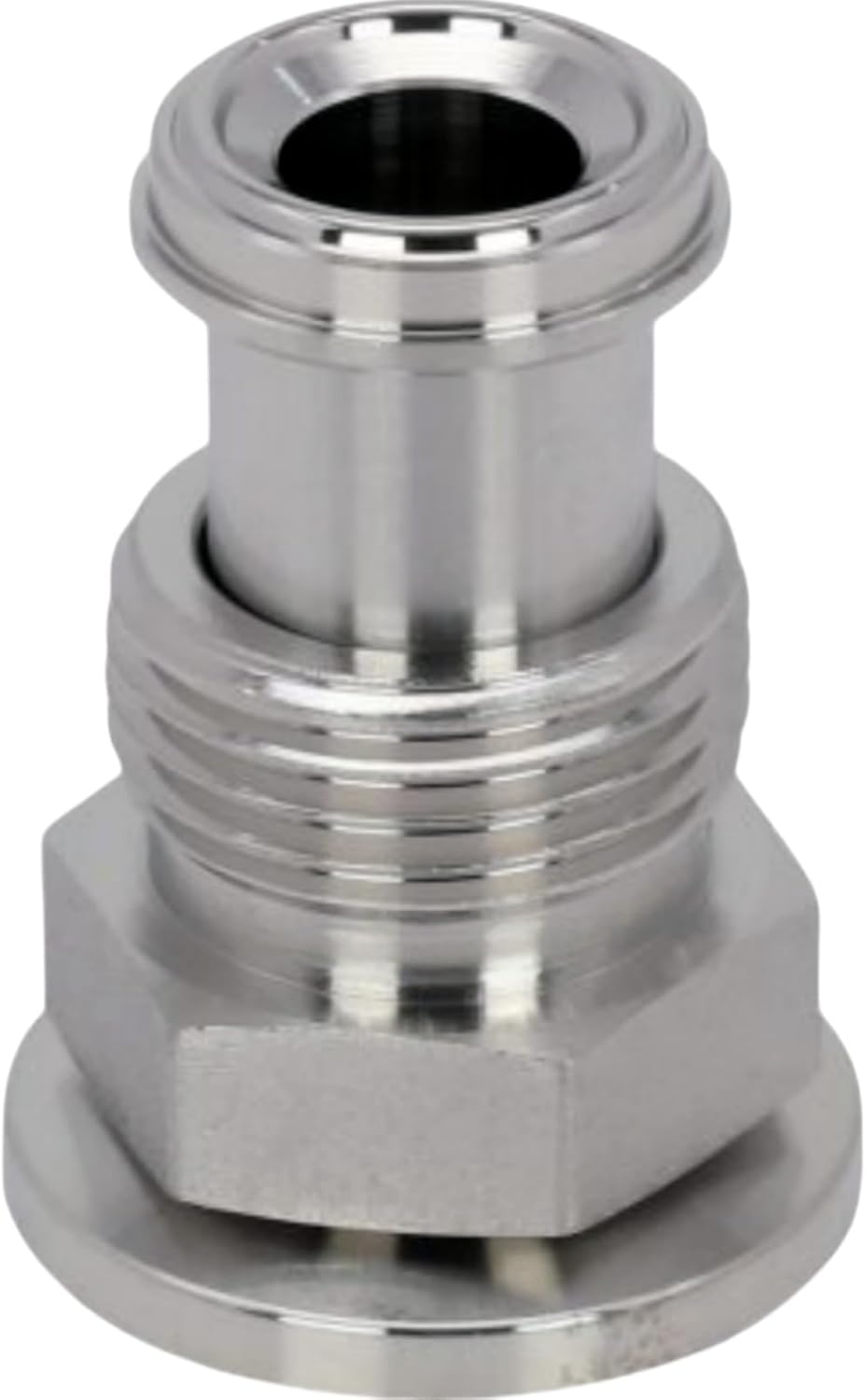 Stainless Steel KF 50 to 1/4" VCR Male Adapter - Vacuum Fitting Coupler Connector(KF-16 1 Inch)