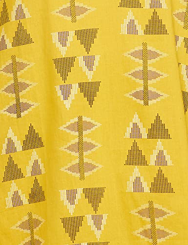 Image of Max Women's Cotton Regular Fit Kurta (SHFKSU19WT21MUSTARD Mustard XL Mustard XL)