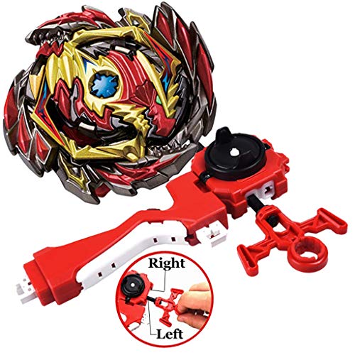 Buywin Bey Battle Evolution Blade Turbo God Bay B-145 DX Booster Benome Diabolos.Vn.Bl Gyro Starter Set Red Lr Launcher Grip Kits Batting Top Games Accessories Bey Burst Gaming Tops Spinning Toy