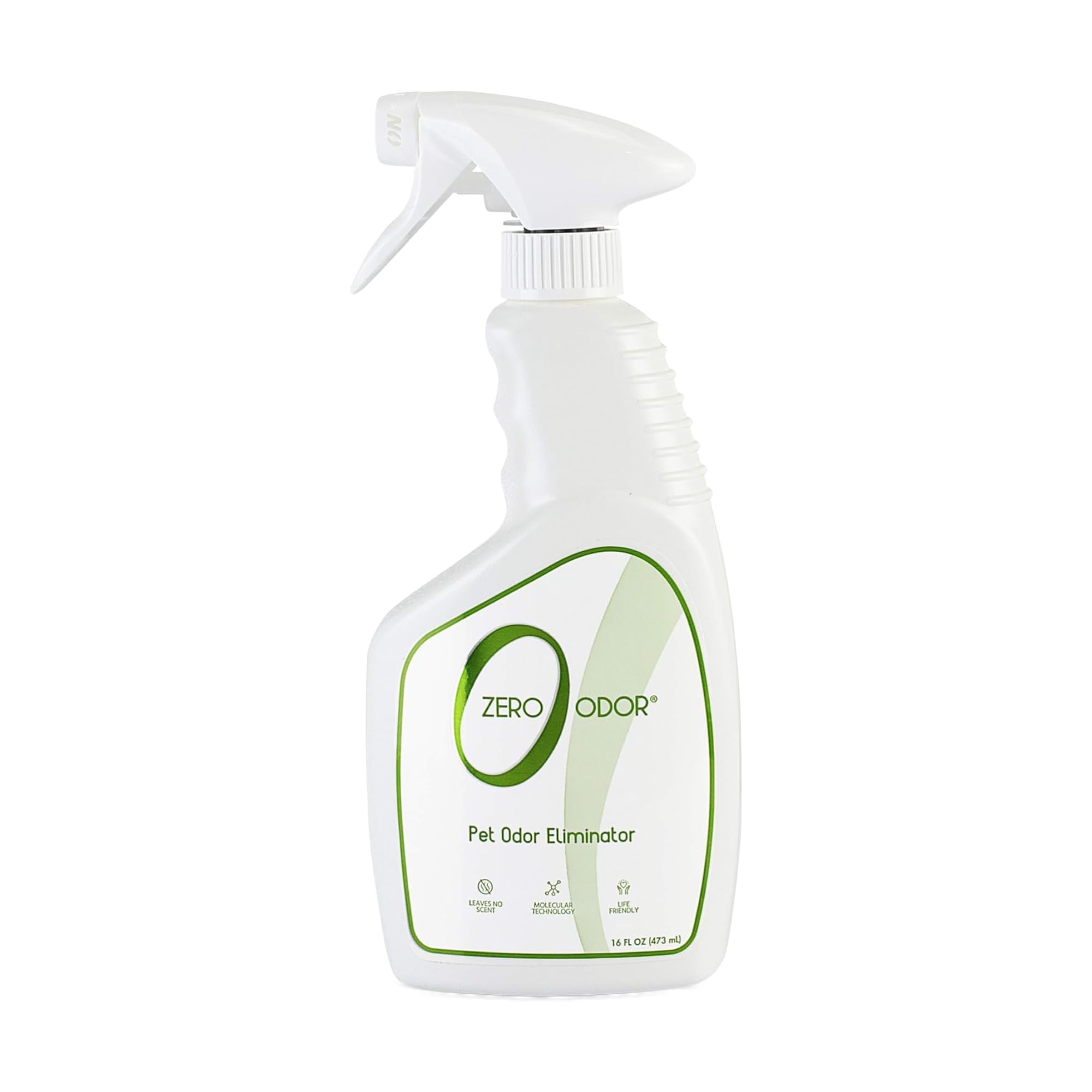 Zero Odor - Pet Odor Eliminator - Permanently Eliminate Air & Surface Odors – Patented Molecular Technology Best For Carpet, Furniture, Pet Beds - Smell Great Again (Over 400 Sprays Per Bottle)