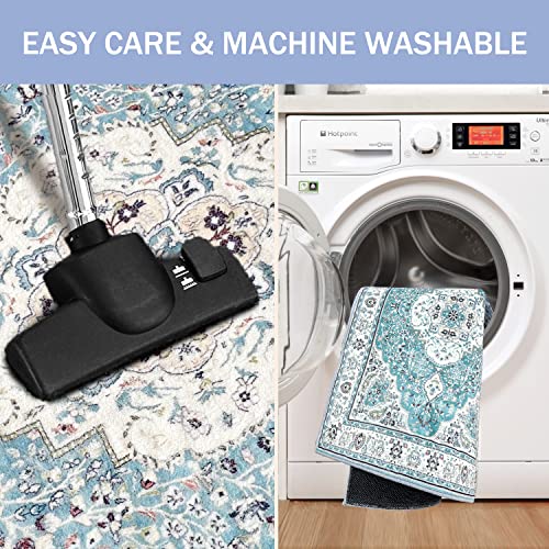 Iohouze Boho Runner Rug, 2X8 Vintage Kitchen Rugs Oriental Distressed Carpet Runner Washable Non-Slip Hallway Floor Runner For Living Room Entryway #TOP2