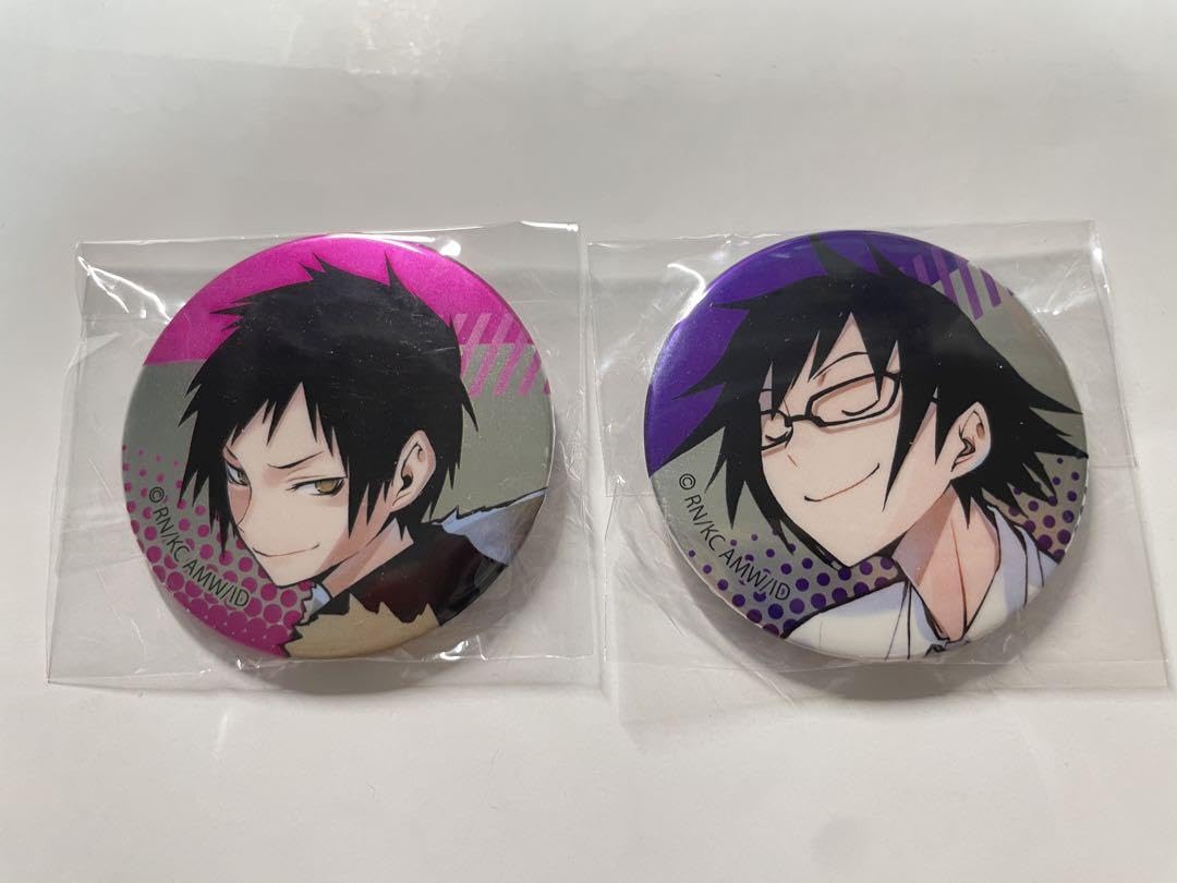 デュラララ!! 　缶バッジ Amazon.co.jp: デュラララ 原作 20周年記念 メタリック缶バッジ : おもちゃ