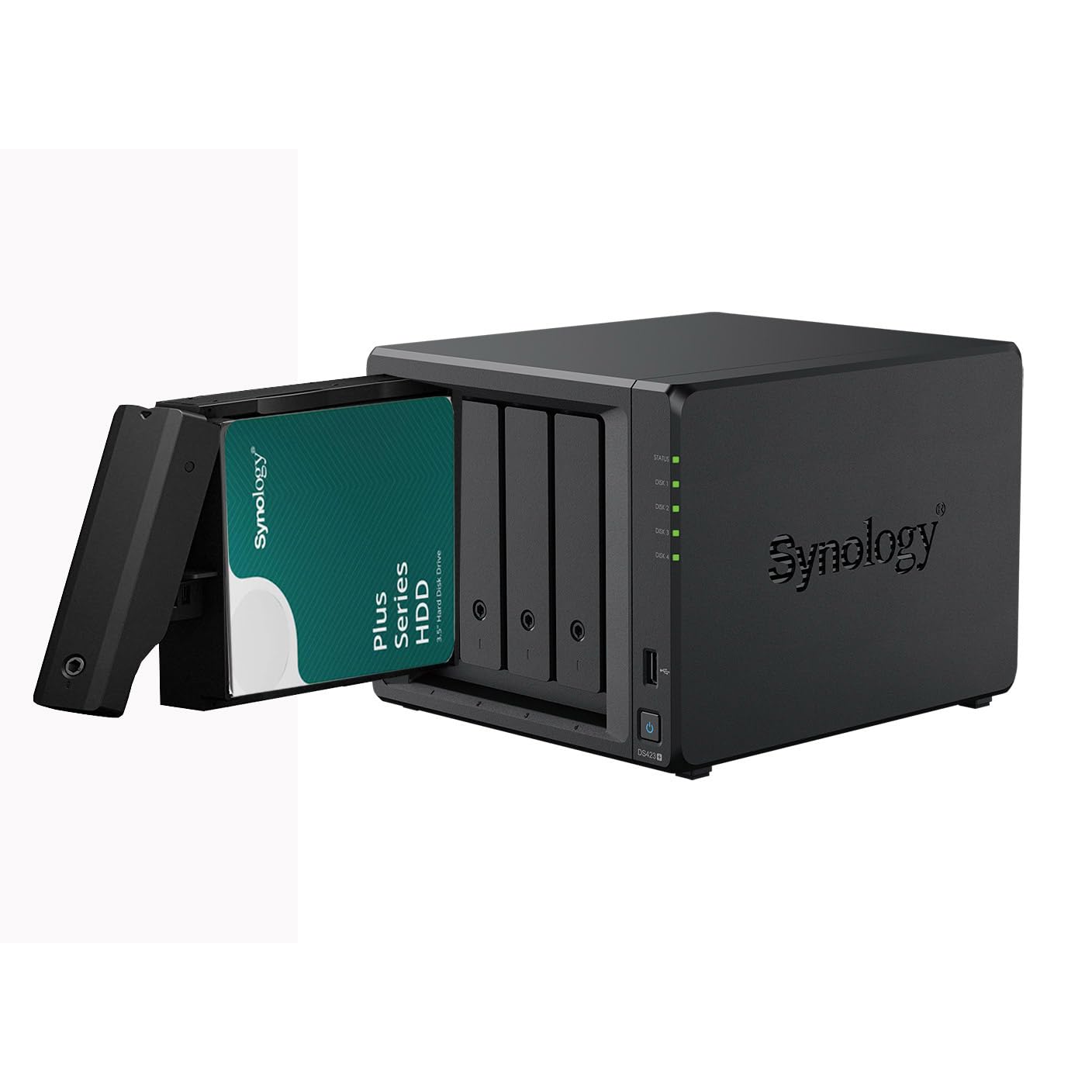 Synology - DS923+/8G/3Y/24T-HAT3300/ASSEMBLE - DS923+ 8Go NAS 24To (4X 6To) HAT3300, Assemble Et