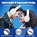 immagine 4VersionTECH. Bianche Cuffie Gaming per PS4, Cuffie da Gioco per Xbox One, auricolari con microfono trasparente, luci LED per PS4, Xbox 1, PC, Nintendo Switch
