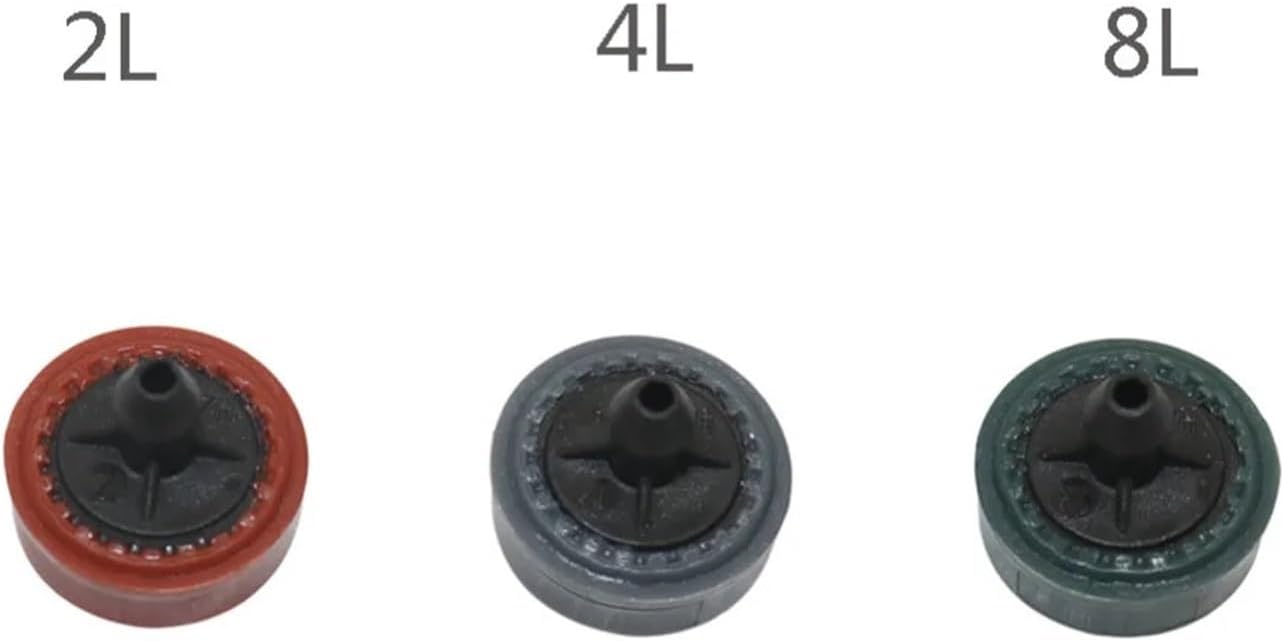 2/4/8L Dripper Irrigation Drip Pressure Compensation Flow Regulator Agriculture Lawn Water Dripper 100 Pcs(Size:8L)