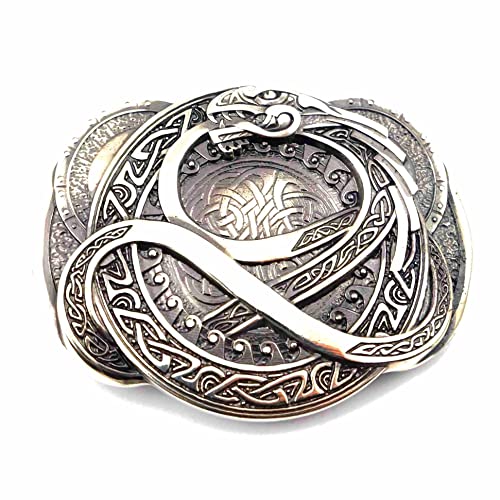 Jormungandr Ouroboros Belt Buckle