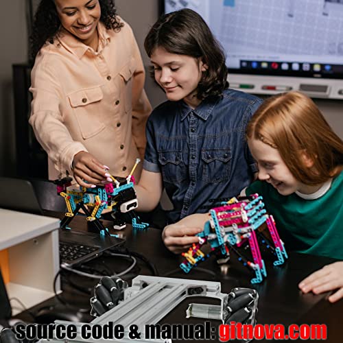 Professional Smart 4Wd Mecanum Wheel Metal Robot Car Chassis Kit, Remote Control, Diy Rc Robotic Moving Platform, For Arduino, Raspberry Pi, Eduactional Science Kit, Steam Model For Experiment, Code #TOP6