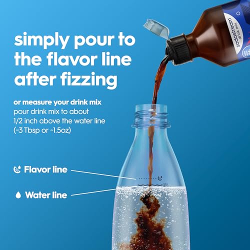 Image of Sodastream Xtreme Energy New Pour Bottle, 14.9 Fl Oz (Pack of 4)