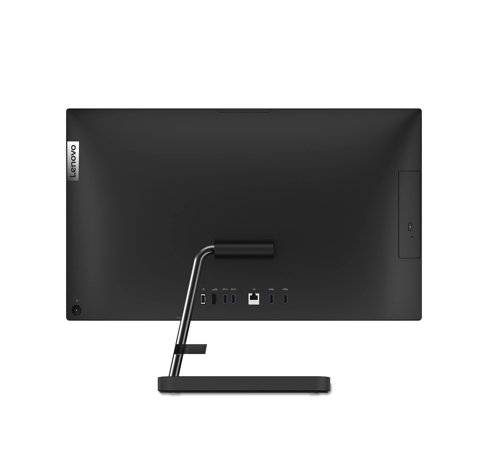 Lenovo IdeaCentre AIO 3 24ITL6 - Computer portatile 23.8'' FHD nero (Intel Core i5, RAM 8 GB, 1 TB HHDD+128 GB SSD,Intel Iris XE Graphics, Windows 10 Home), tastiera USB Calliope, AZERTY