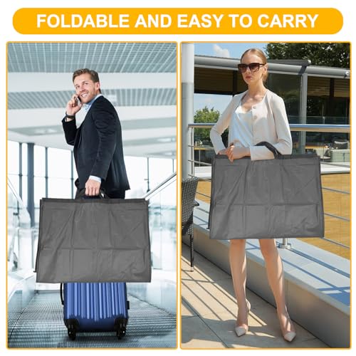 2 Stück Kleidersack 180 x 60 cm,Keidersack Lang, Reisetasche, Verdickte Staubschutzhülle für Anzüge, Faltbare Staubschutzhülle für Kleidung zum Mitnehmen, Lange Hülle für Mäntel, Schwarz