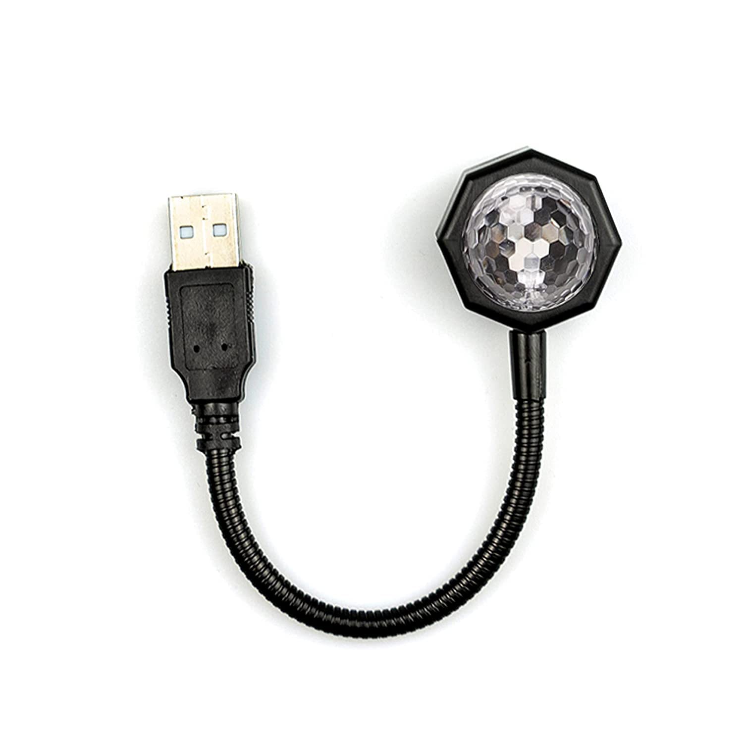 SEVAM Disco Projection LED Light With 7 Colors And 9 Functional Modes 360 Degree Flexible Water Resistant Usb Disco Battery Powered Night Light (Pack Of 1, Plastic), ?5 Volts, Black-image-37