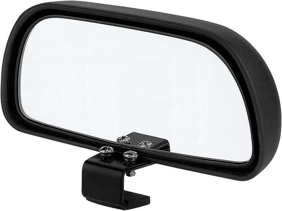 Universal Blind Spot Mirrors for Car Side Rear View, 2 Pack Wide Angle Adjustable Auxiliary Mirrors, HD Convex Glass Mirror for Safer Lane Changes, Parking, Fits Most Vehicles, Black