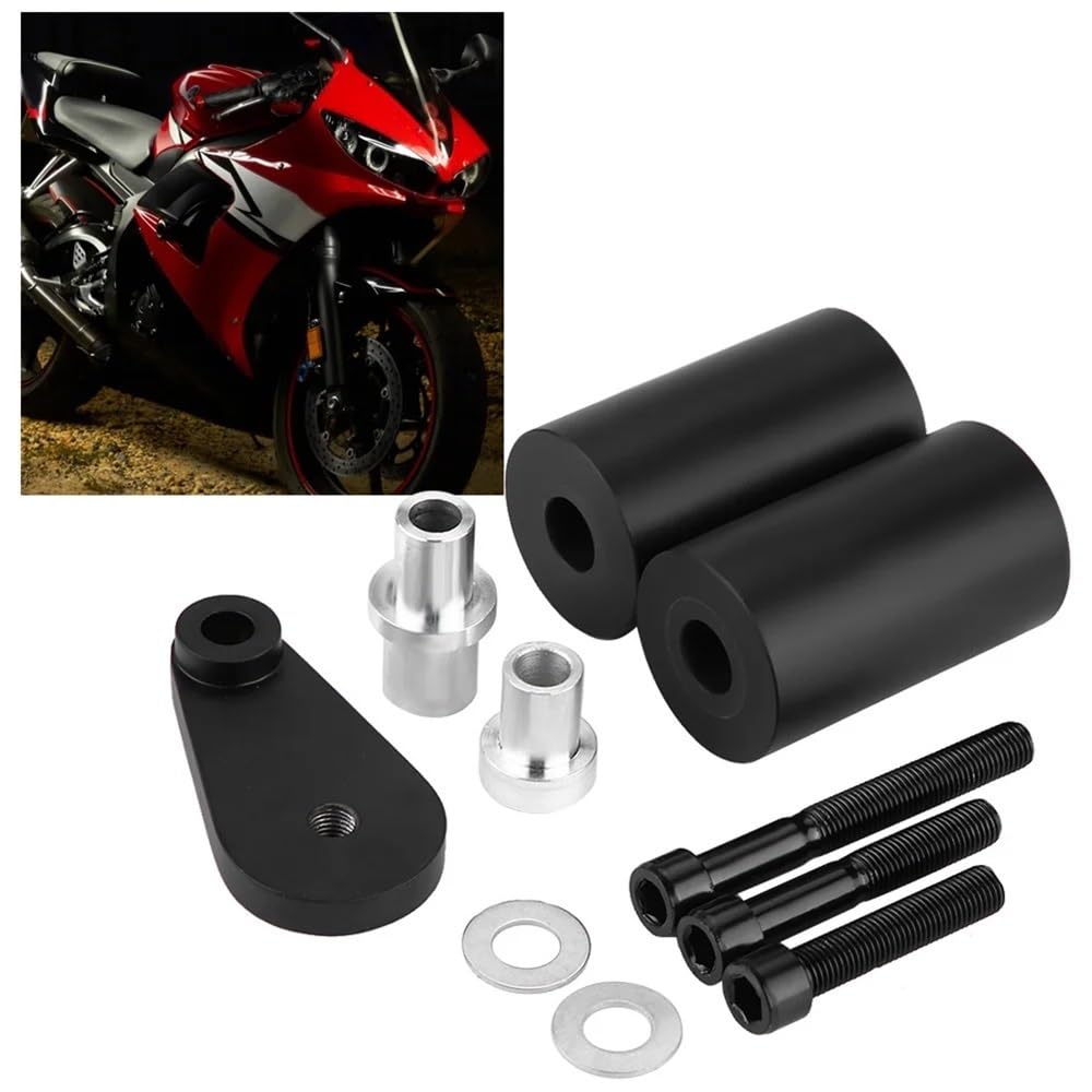 Części do montażu motocykla Rama suwaka Crash Protector Kit pasuje do YZF R6 R6S 2003-2008 Rama suwaka Crash Protectors
