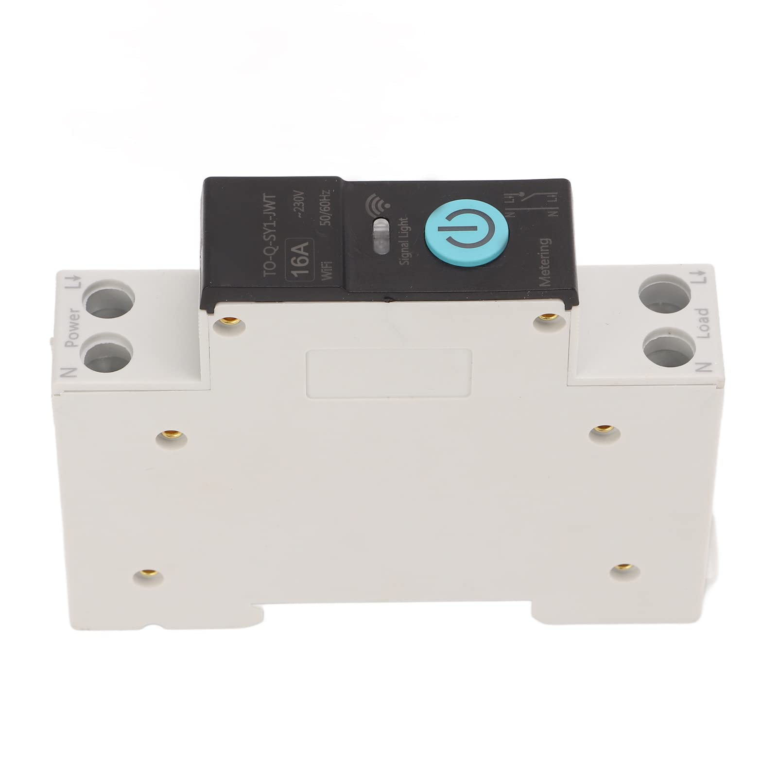 Smart Home Circuit Breaker, Copper Conductor, 1P+N, DIN35 Black Panel Home Circuit Breakers for Tuya Smart App AC 230Voltage - Image 2