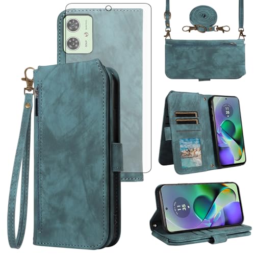 Protection Moto G54 5G antichoc étui zippé anti-rayure écran
