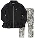 Calvin Klein Baby Girls' Jacket with Zip Fron and Leggings Set