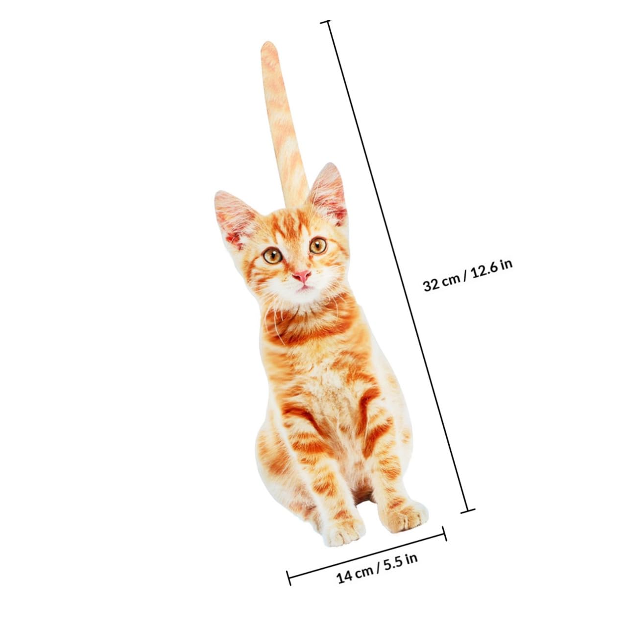 Hohopeti Porta Rotolo Carta da Cucina per Conservare e Organizzare Carta Moderno e Funzionale in Ferro a Forma di Gatto Giallo in Ambienti Domestici