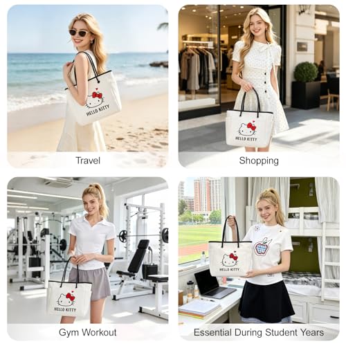 Bolso Tote de Viaje AmBealla Grande Ligero para Mujer miniatura 6
