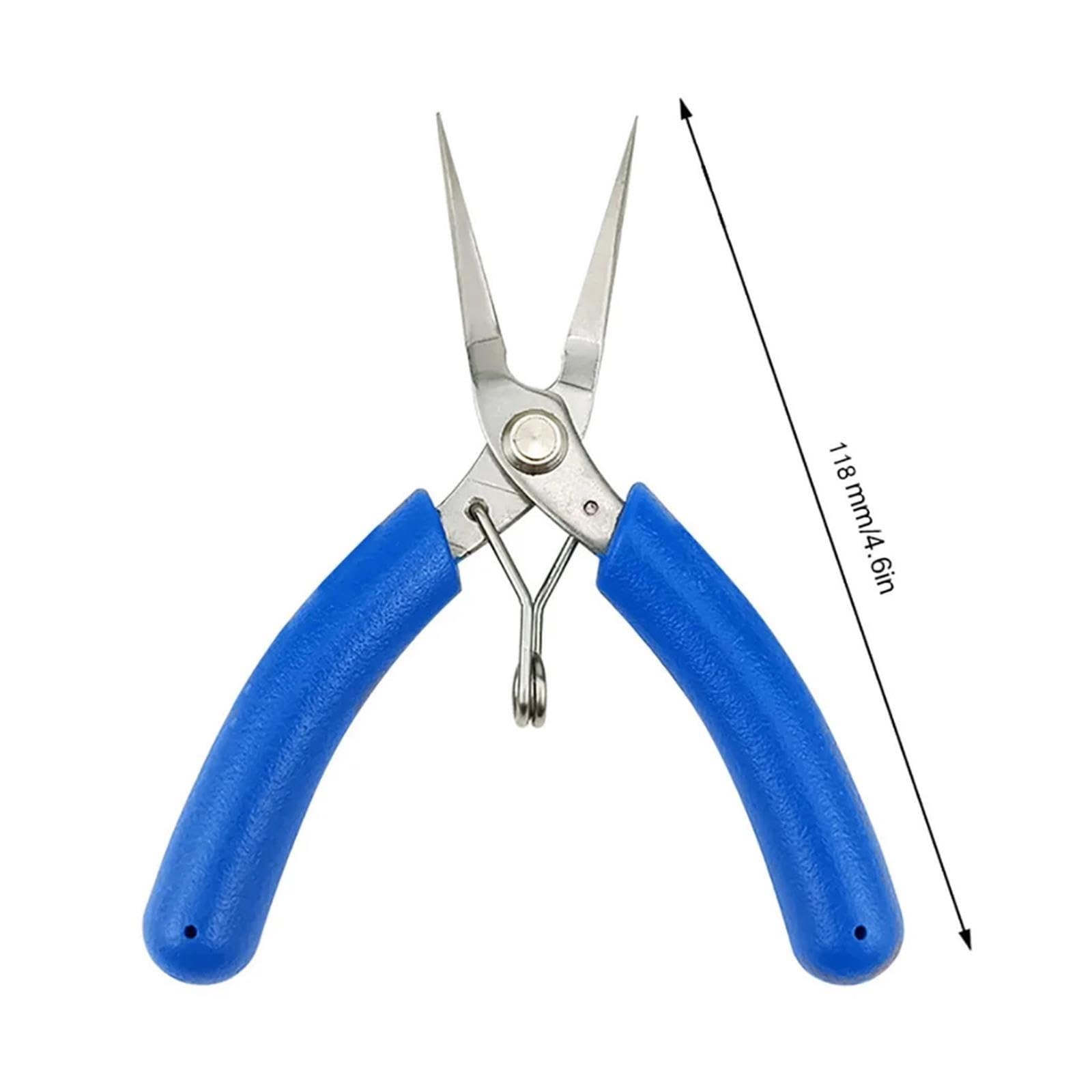 1/2 pinze a becco lungo da 118 mm | Mini pinze a becco lungo da 11,7 cm (1 paio)