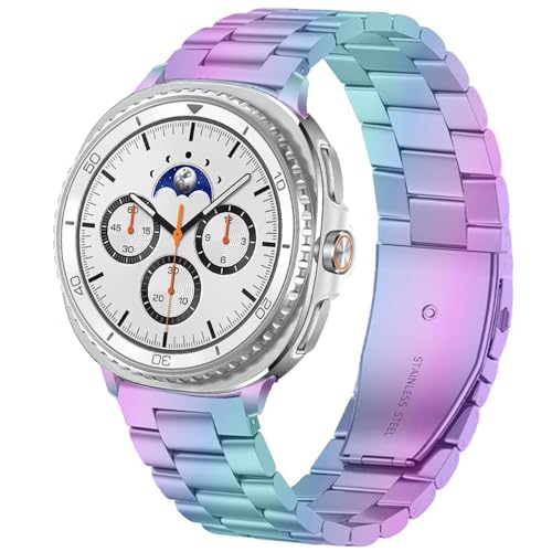 Fermoir sécurisé pour bracelet Samsung Galaxy Watch 8 acier anti-chute DEALELE